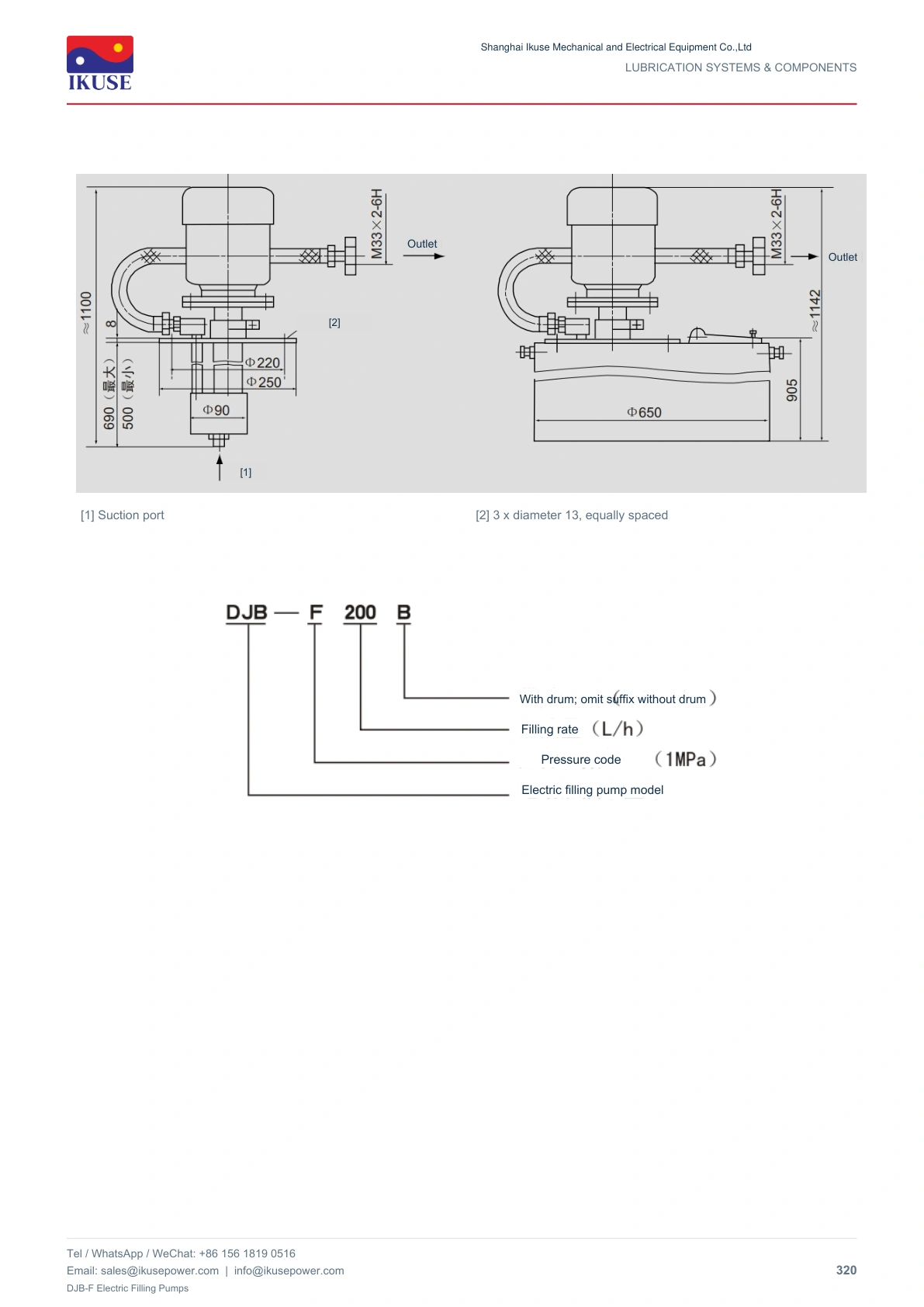 IKUSE DJB-F Electric Filling Pumps image 3
