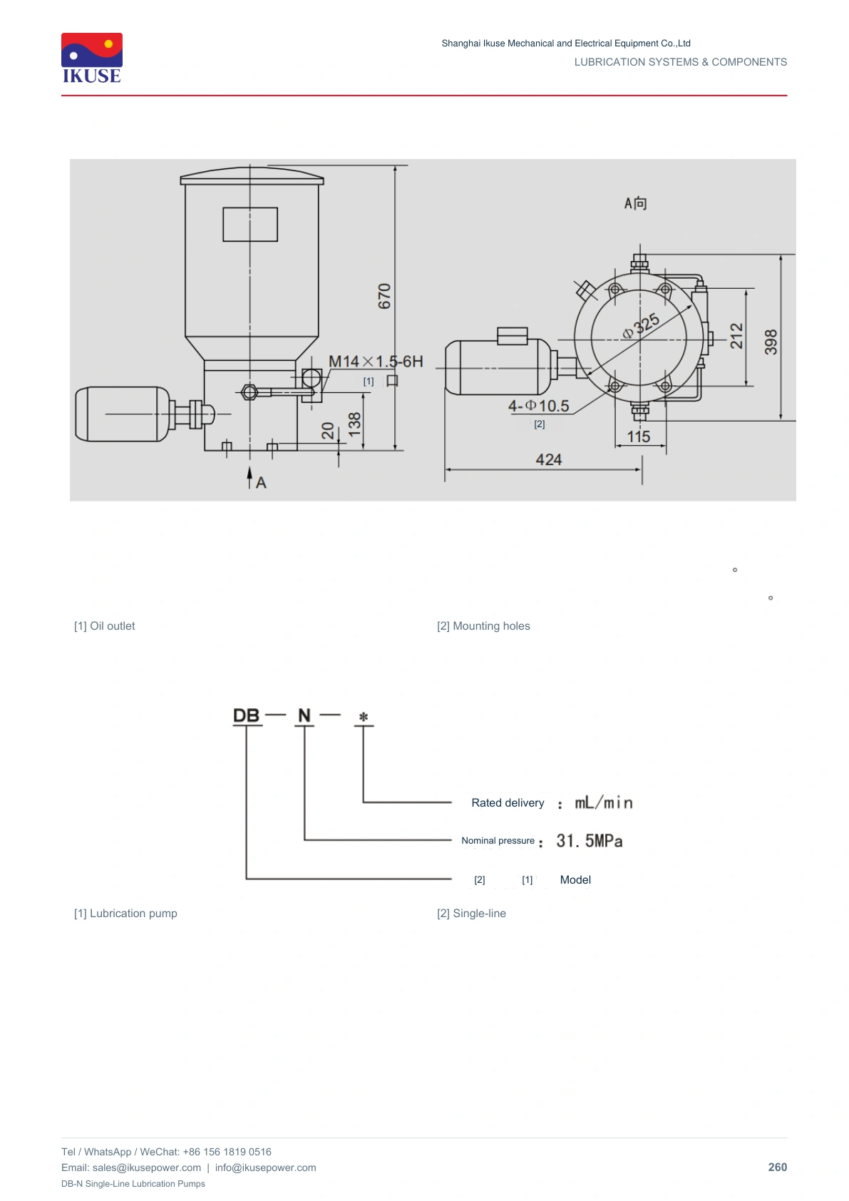IKUSE DB-N Single-Line Lubrication Pumps image 3