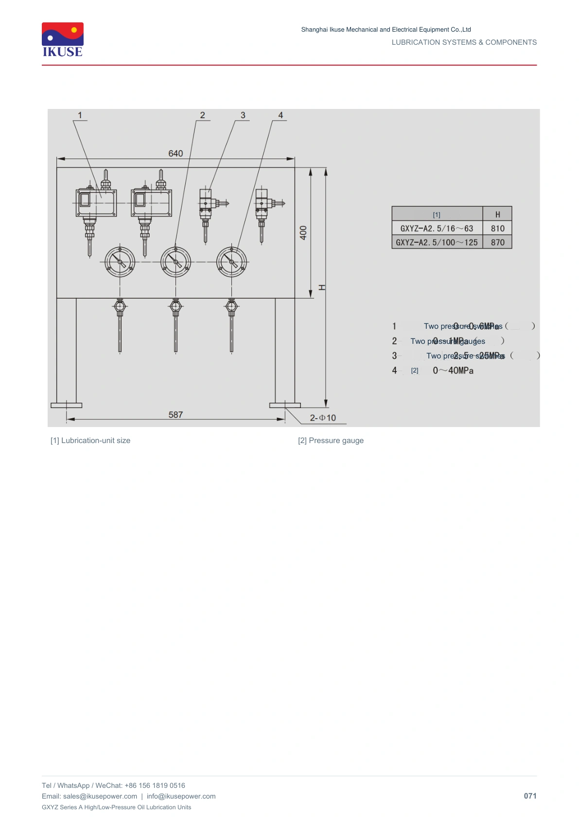 IKUSE GXYZ Series A High/Low-Pressure Oil Lubrication Units image 8