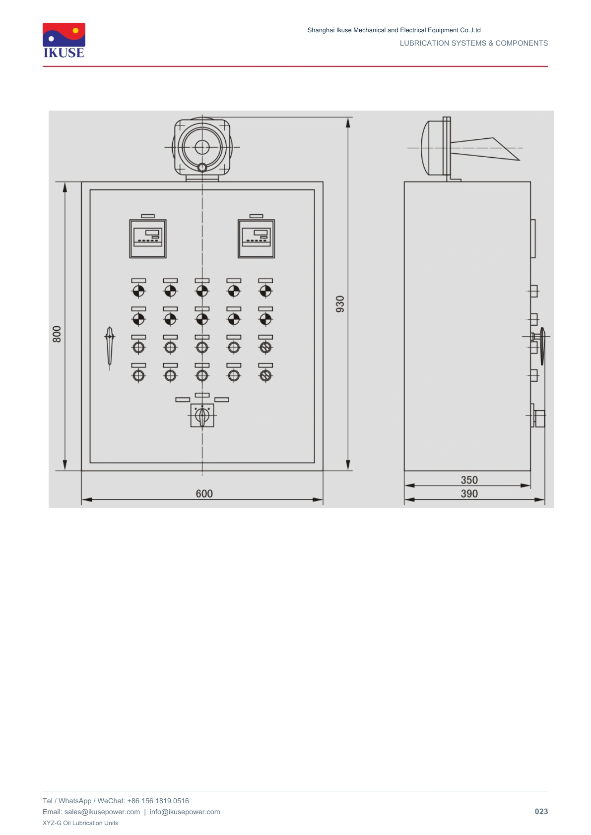 IKUSE XYZ-G Oil Lubrication Units image 17