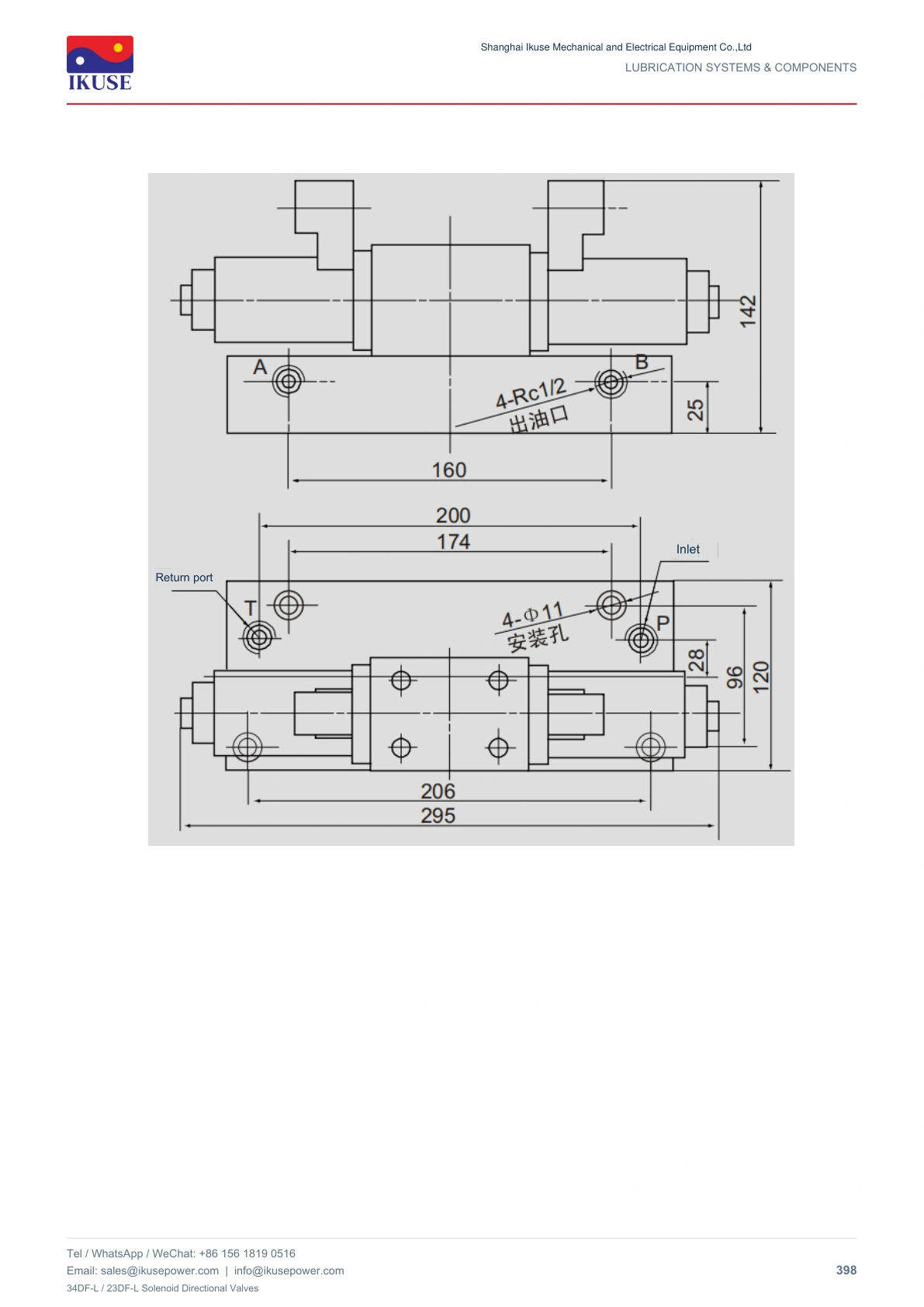 IKUSE 34DF-L / 23DF-L Solenoid Directional Valves image 4