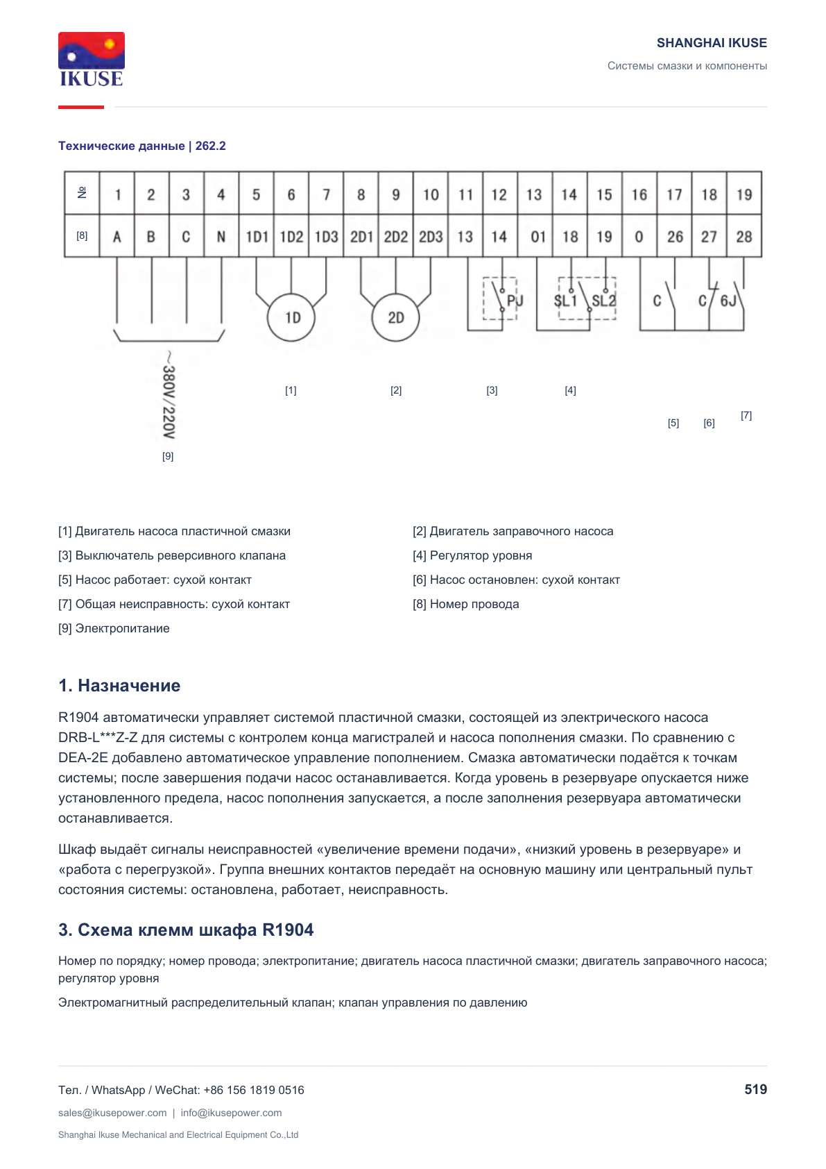 IKUSE Шкафы управления пластичной смазкой R1901 / R1902 / R1904, фото 5