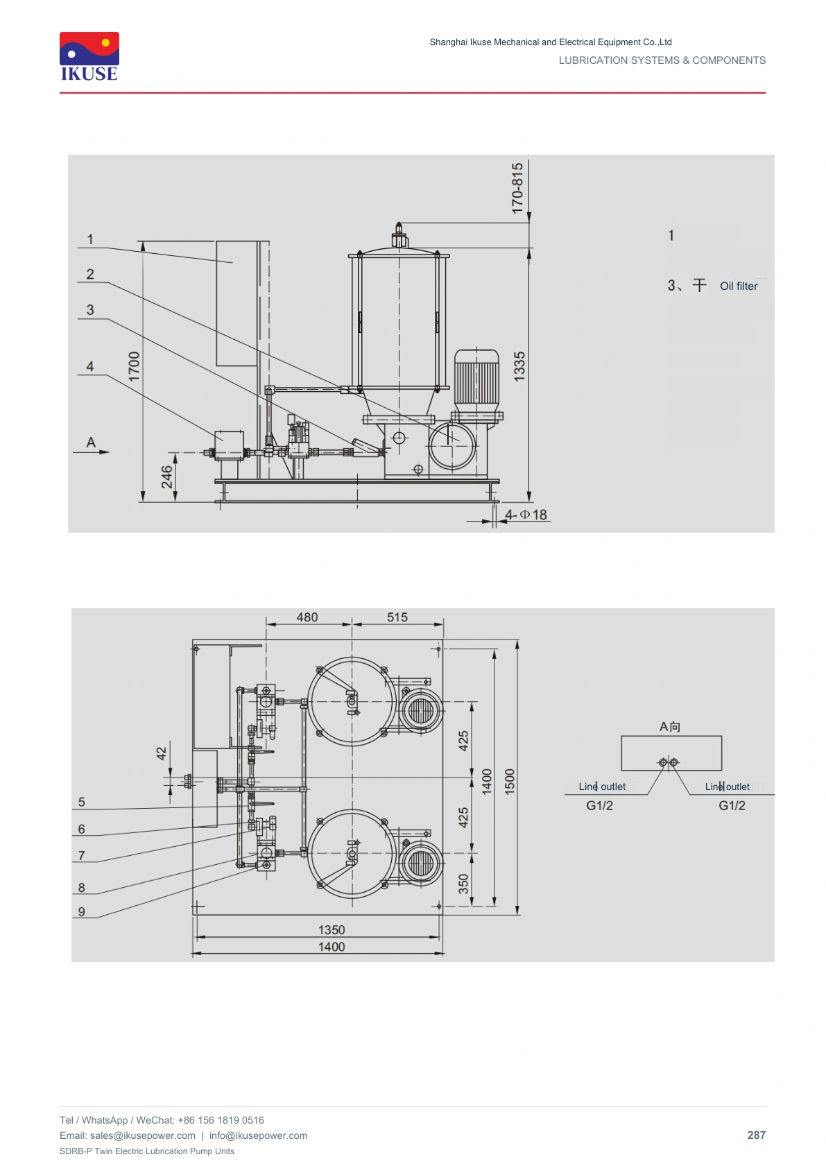 IKUSE SDRB-P Twin Electric Lubrication Pump Units image 3