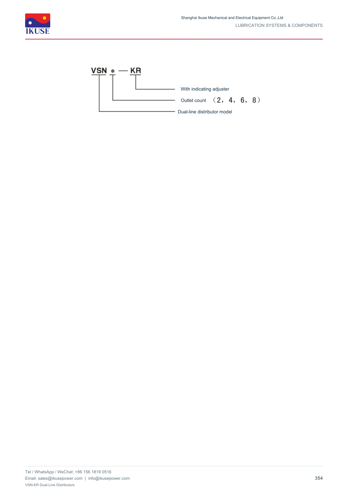 IKUSE VSN-KR Dual-Line Distributors image 3