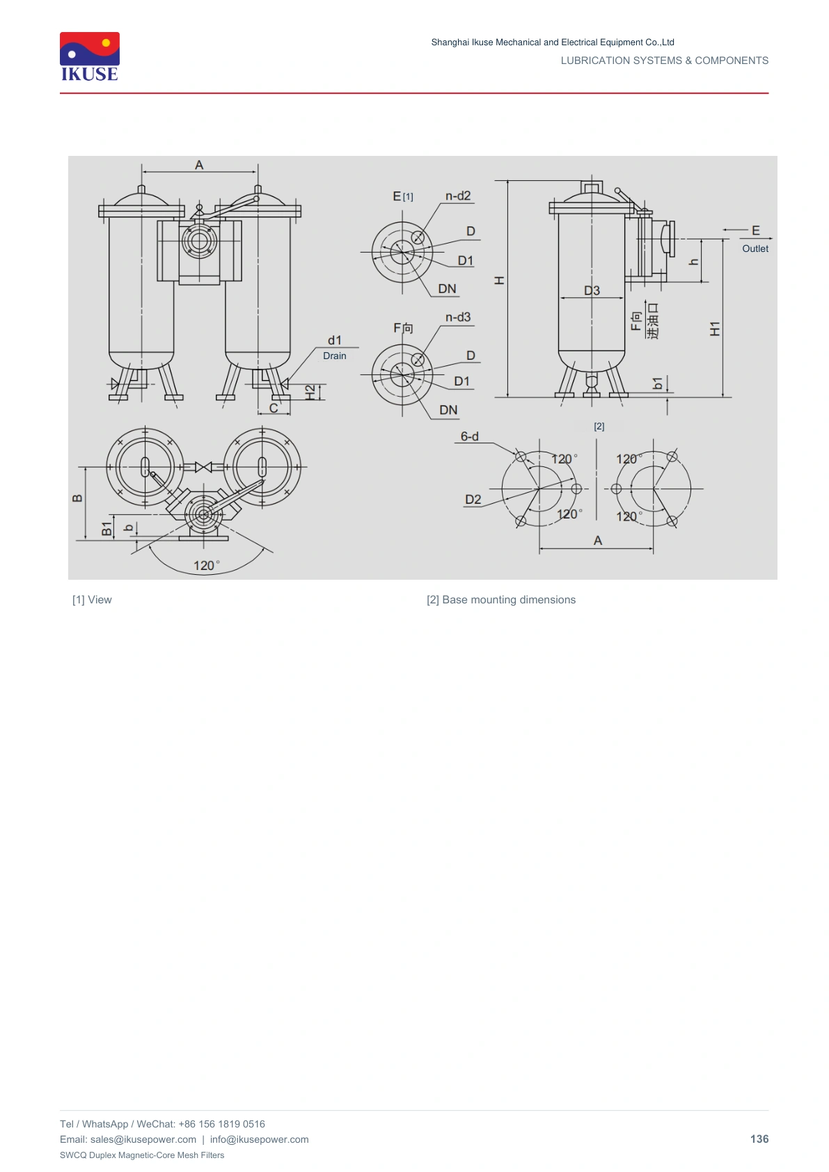 IKUSE SWCQ Duplex Magnetic-Core Mesh Filters image 3