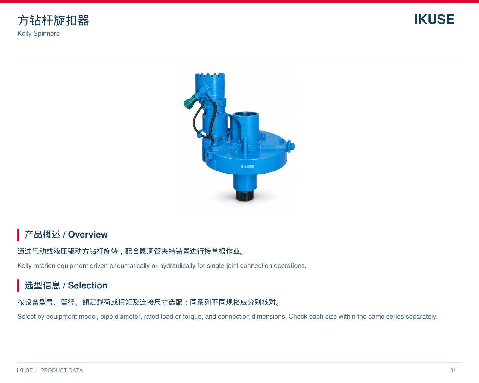 IKUSE 方钻杆旋扣器图2