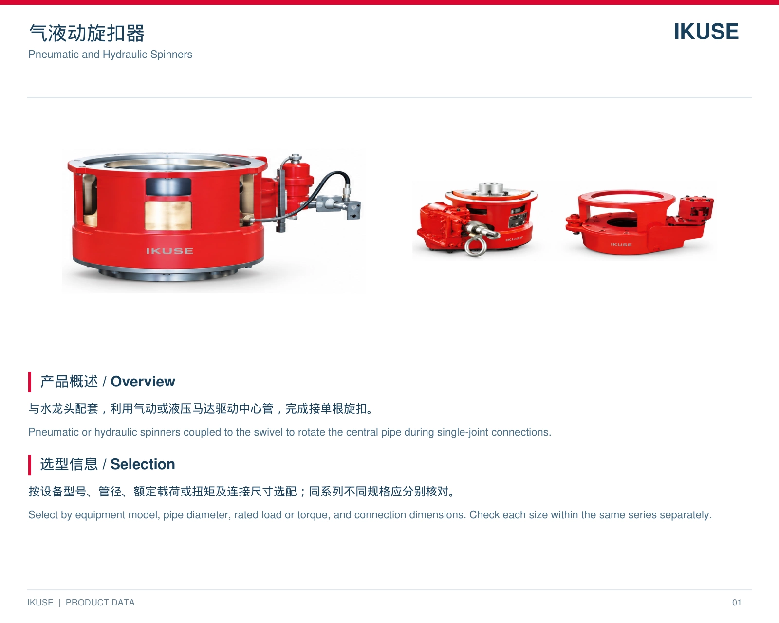 IKUSE 气液动旋扣器图3