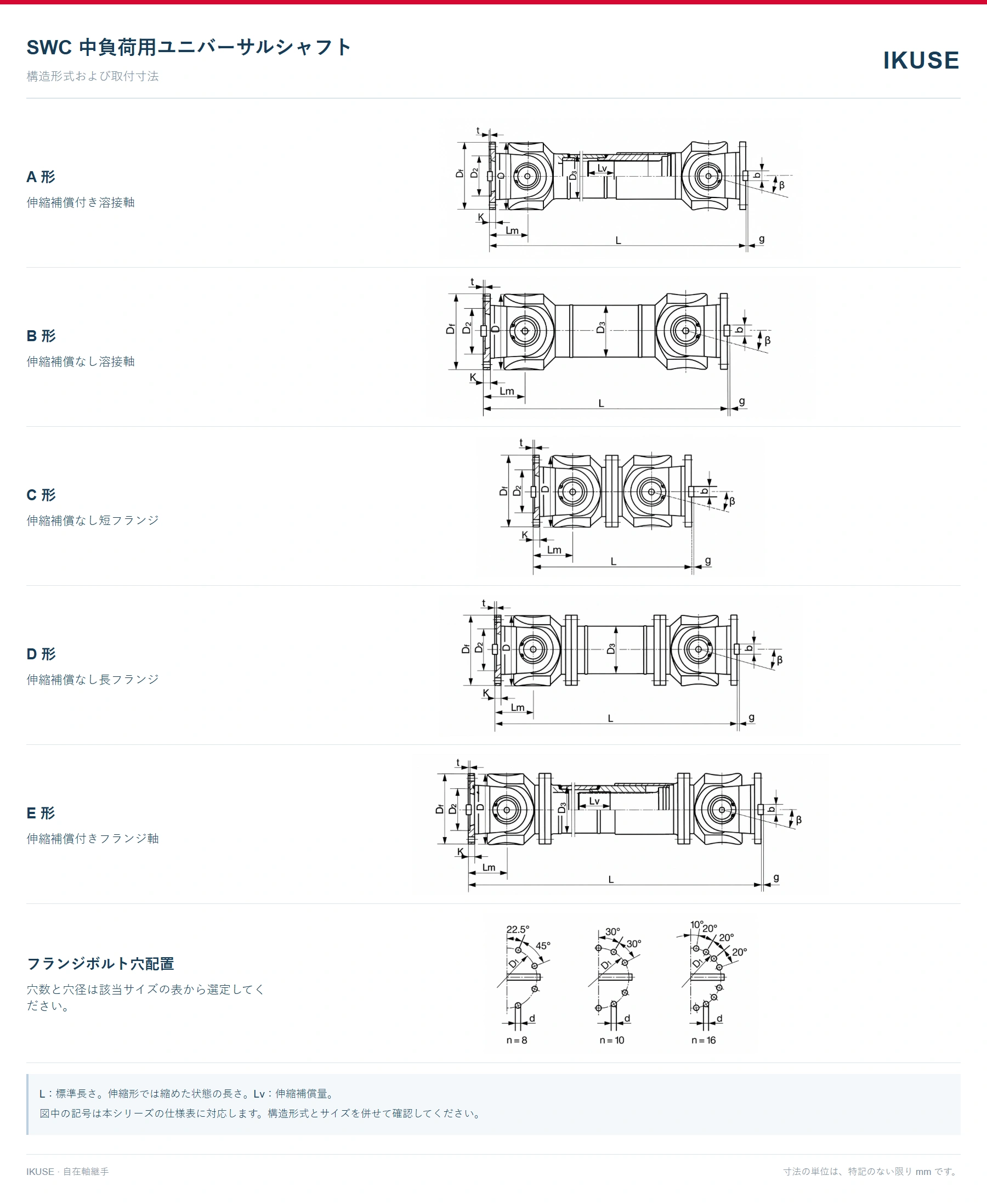 IKUSE SWC C 自在軸継手画像2
