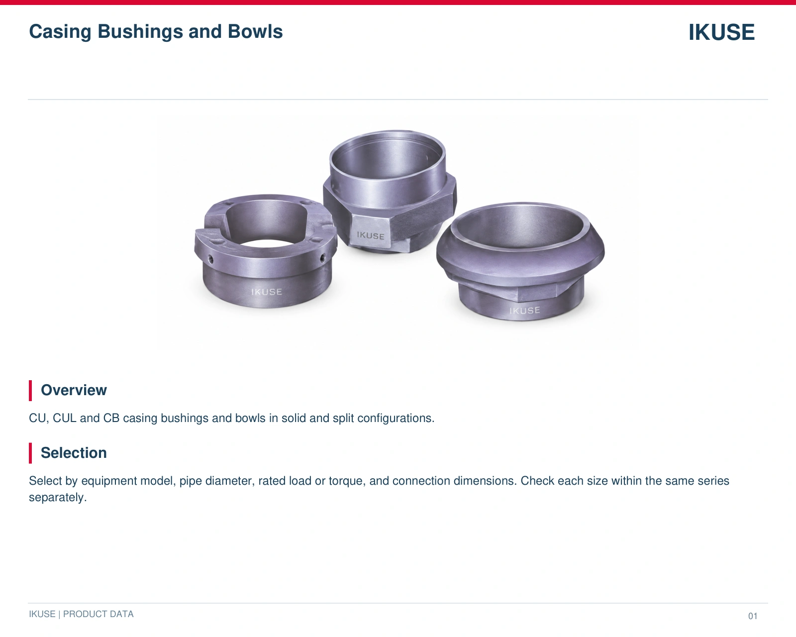 IKUSE Casing Bushings and Bowls image 2