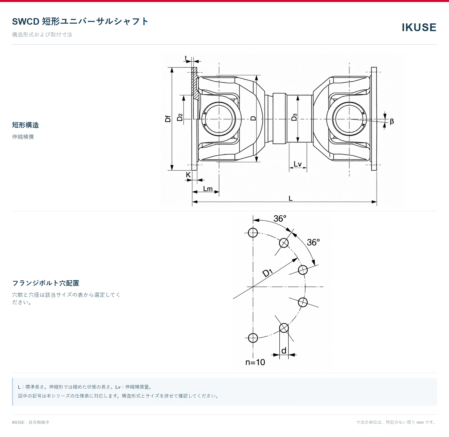 IKUSE SWCD 自在軸継手画像2