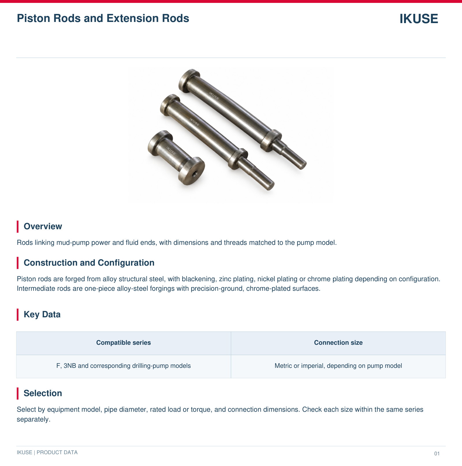 IKUSE Piston Rods and Extension Rods image 2
