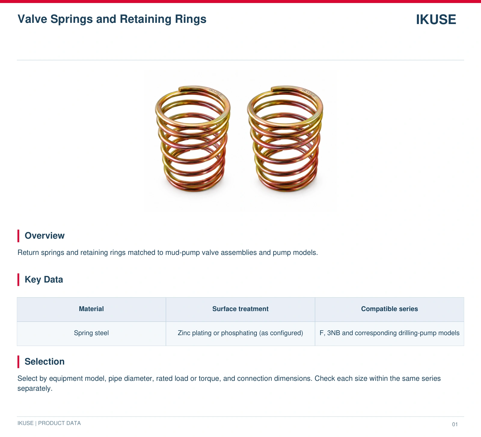 IKUSE Valve Springs and Retaining Rings image 2
