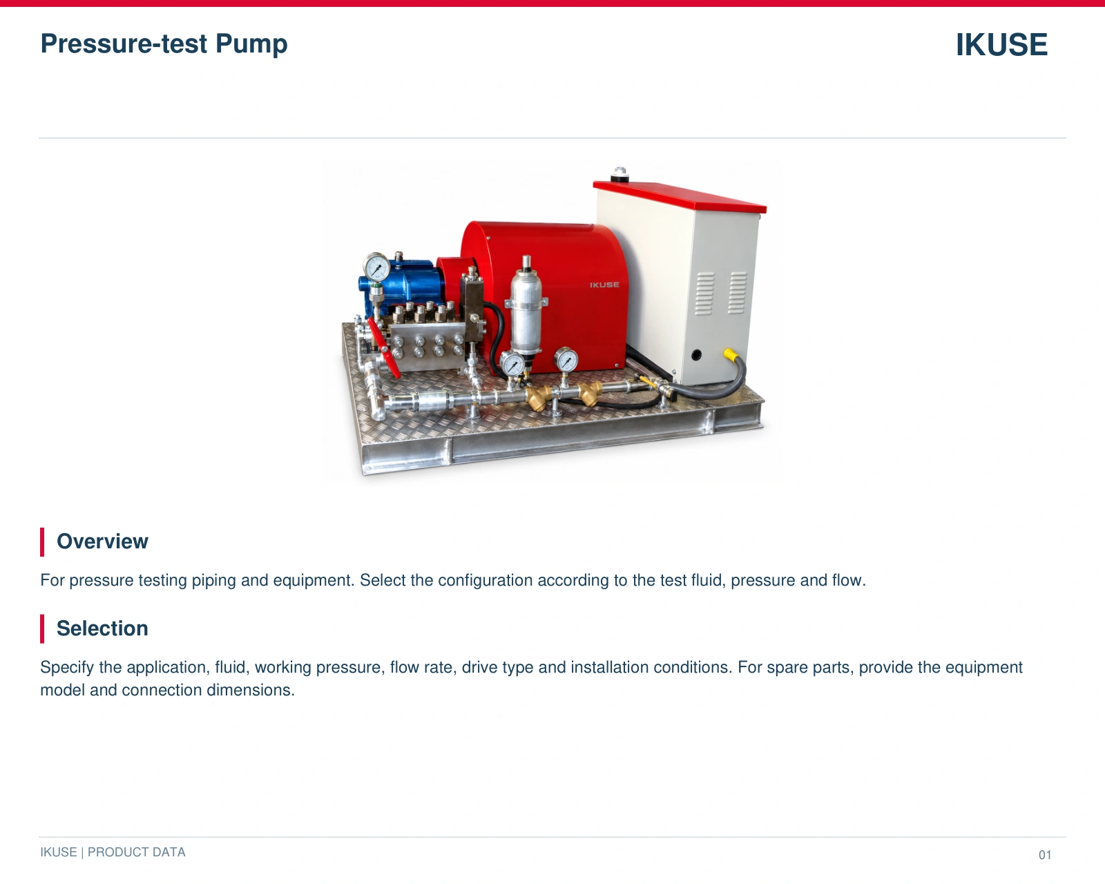 IKUSE Pressure-test Pump image 2