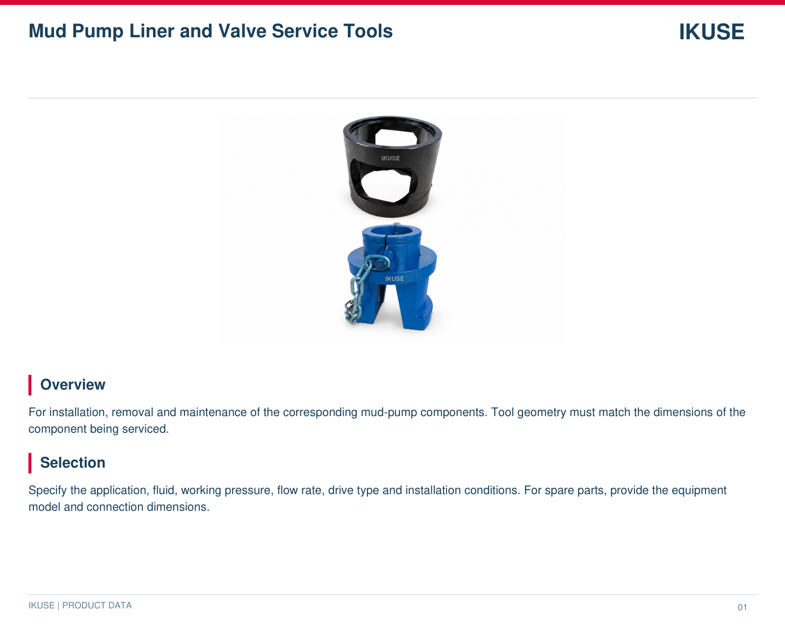 IKUSE Mud Pump Liner and Valve Service Tools image 2