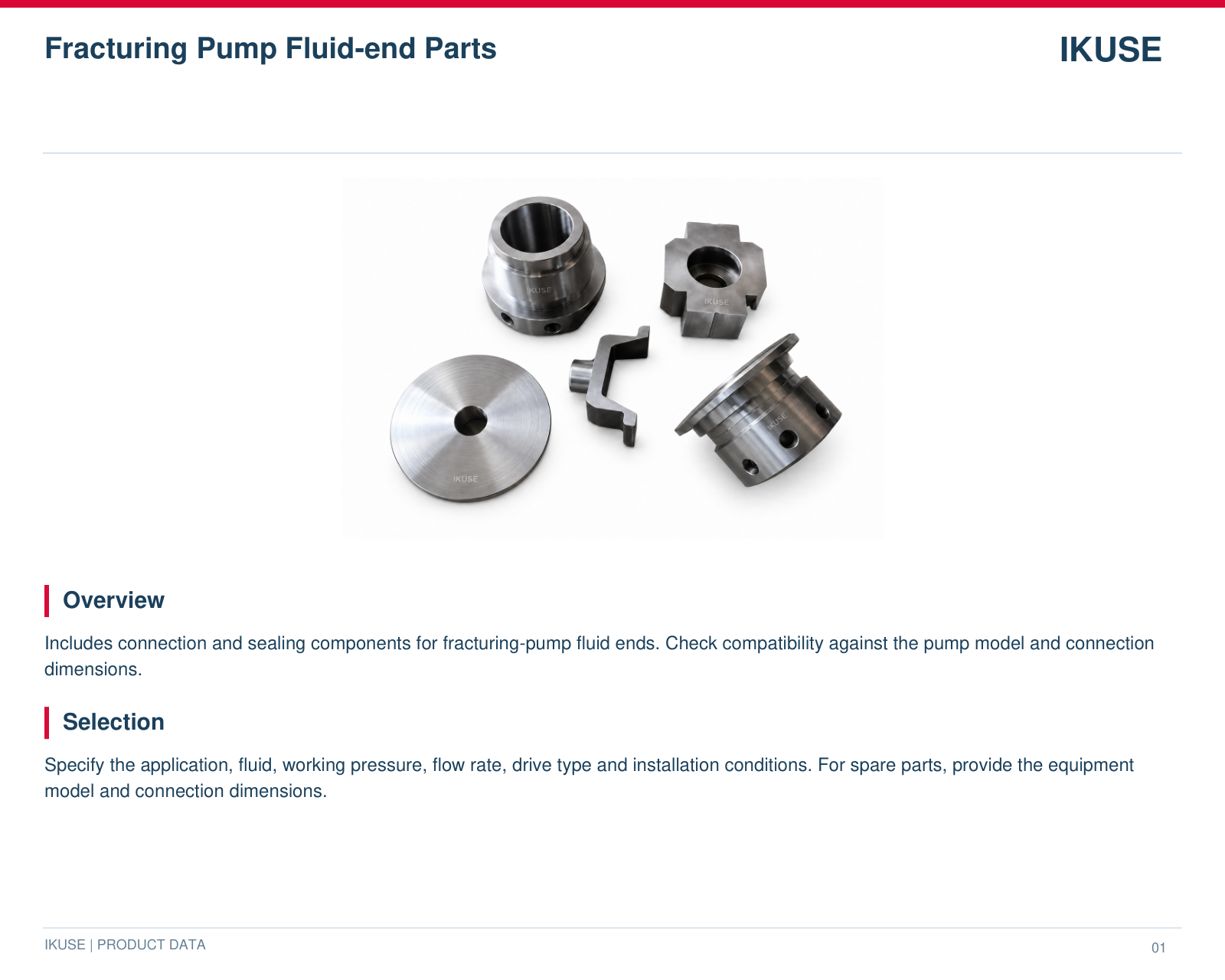 IKUSE Fracturing Pump Fluid-end Parts image 2