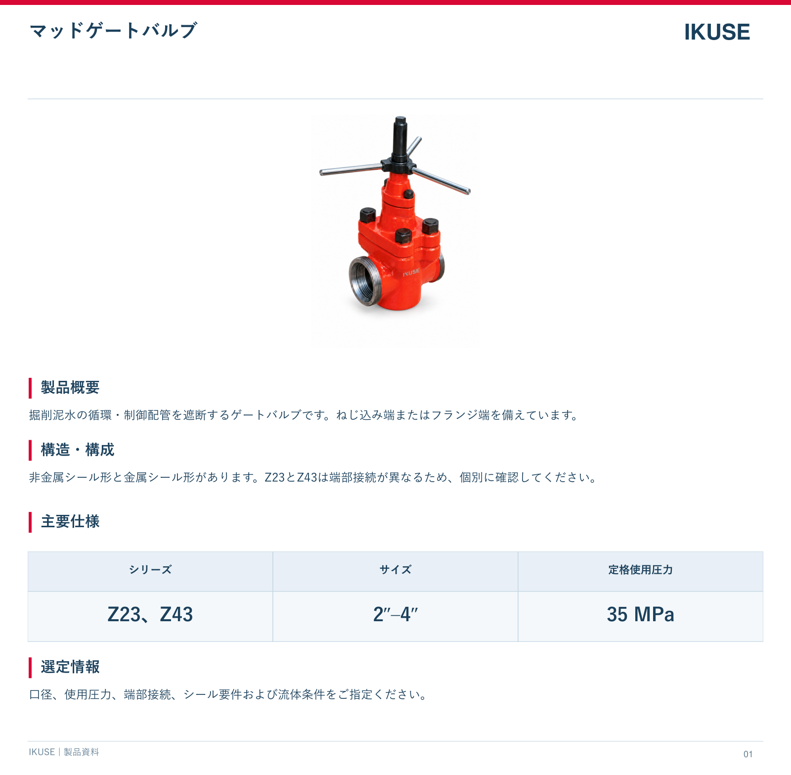 IKUSE マッドゲートバルブ画像2