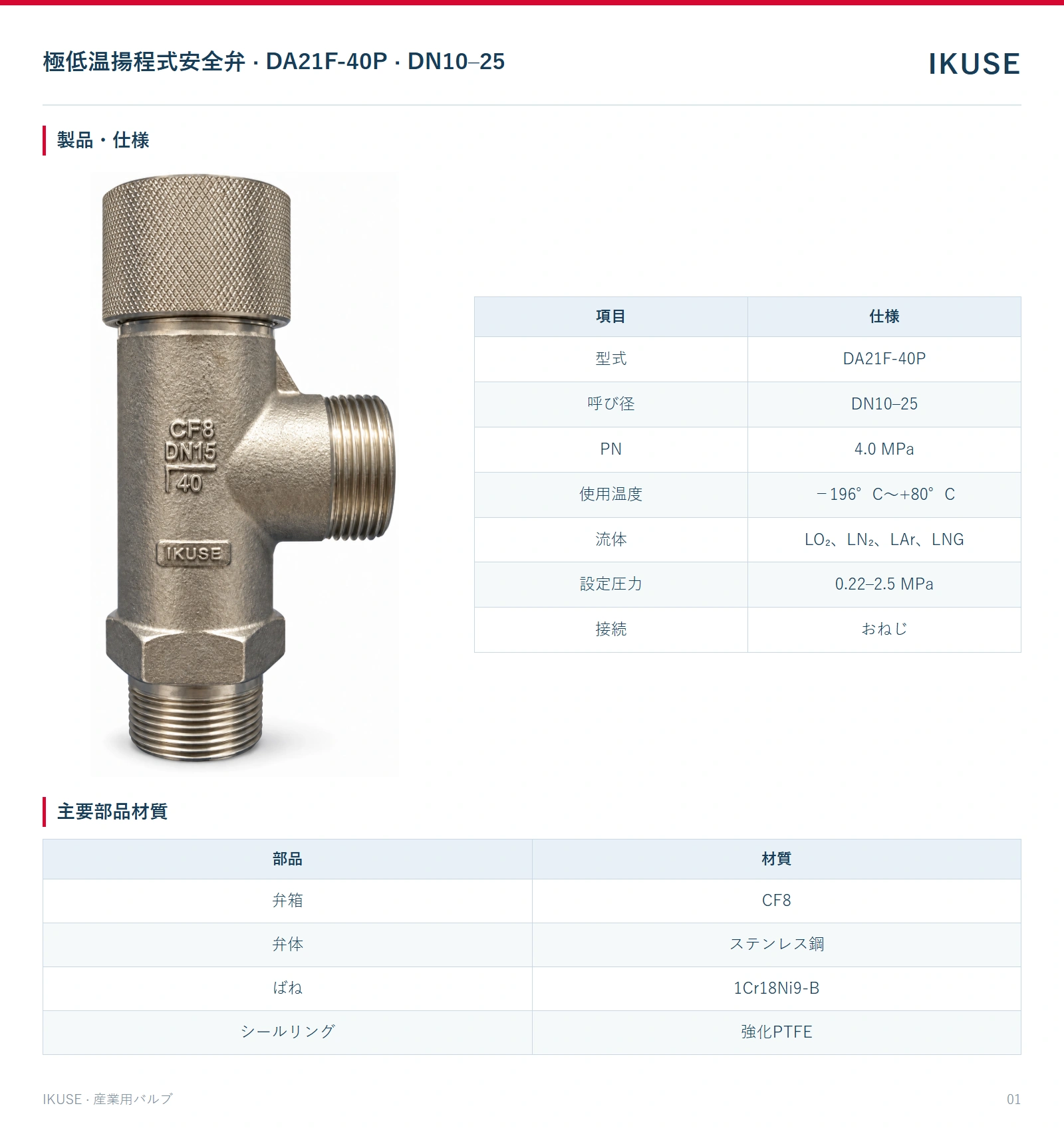 製品・仕様