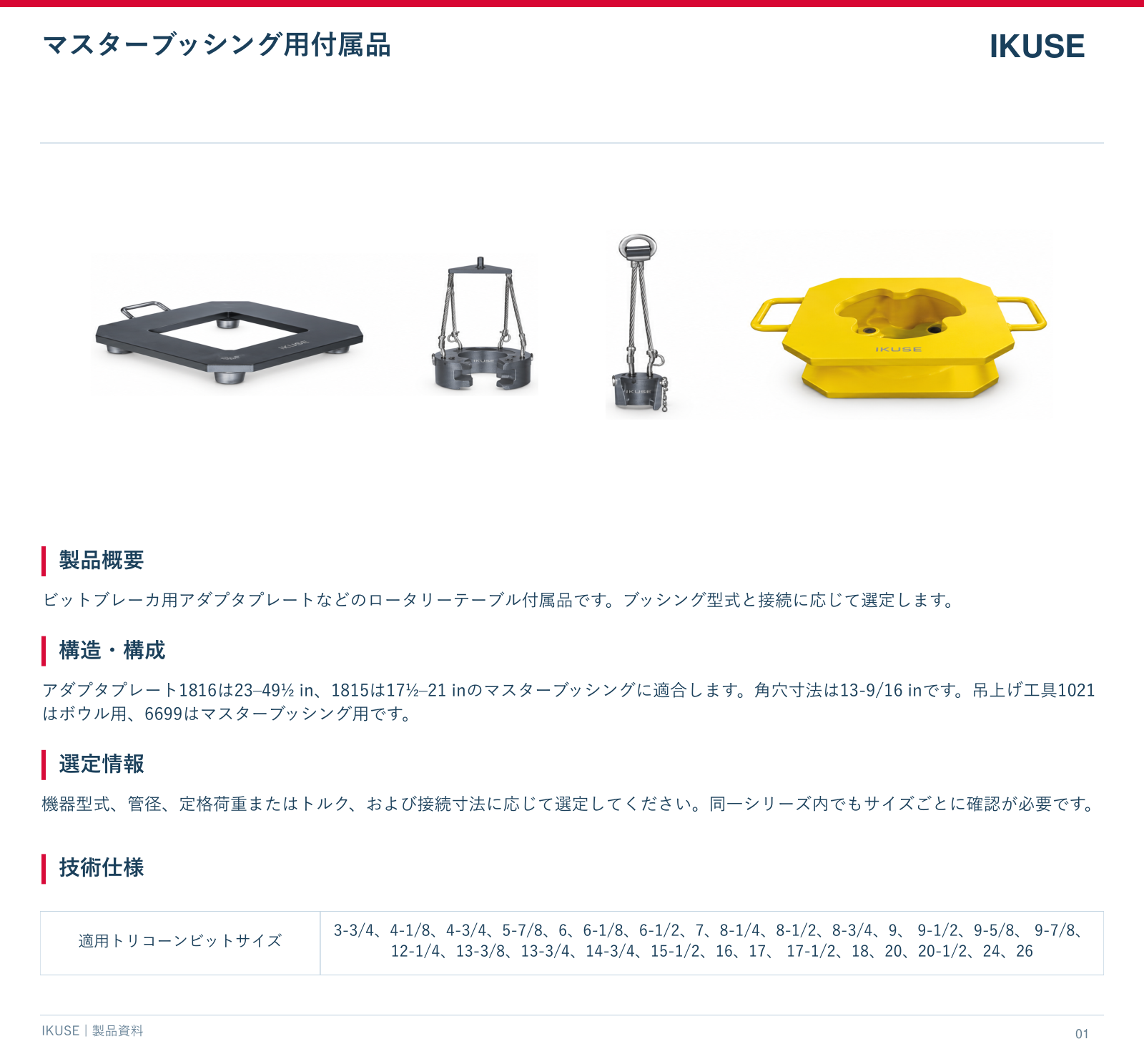 IKUSE マスターブッシング用付属品画像3