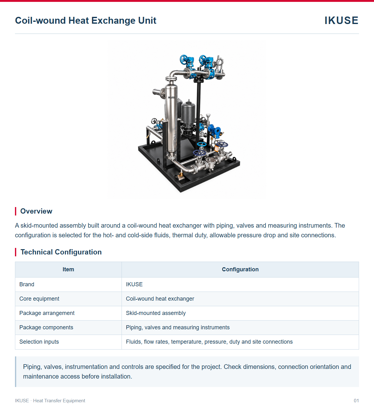 Technical data 1