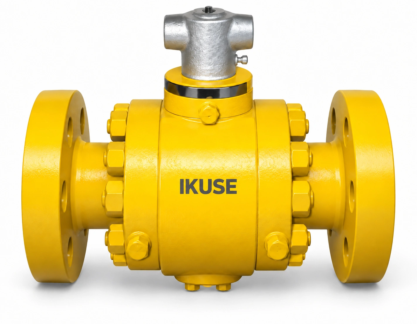 IKUSE Small-bore Three-piece Forged Steel Trunnion Ball Valve