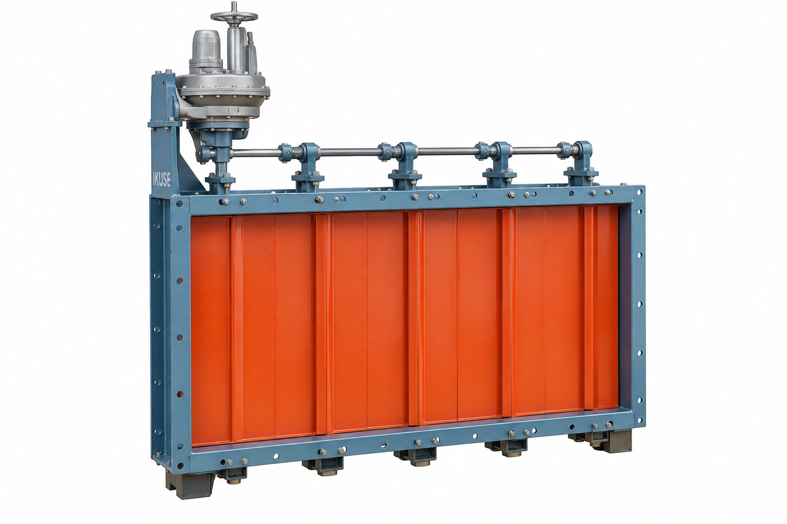 IKUSE Electric Rectangular Louver Control Valve