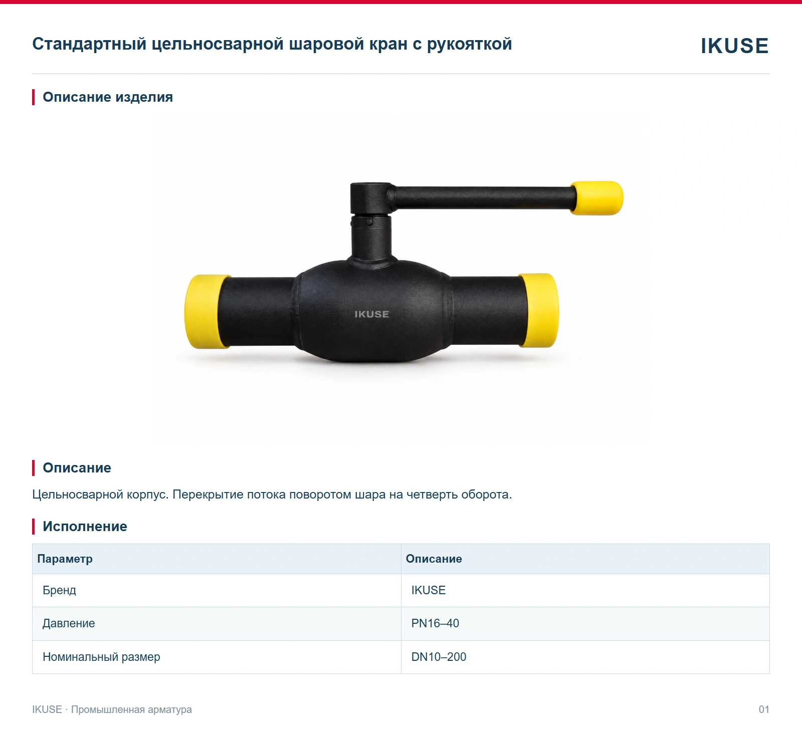 Описание изделия