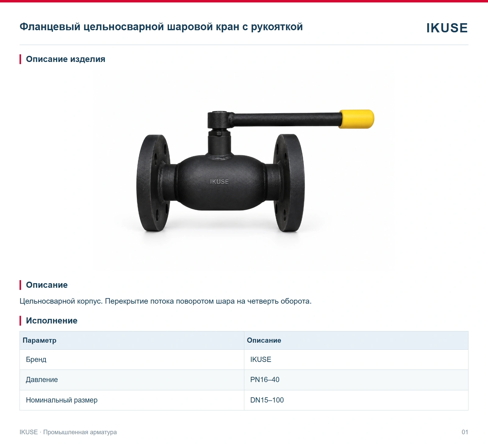 Описание изделия