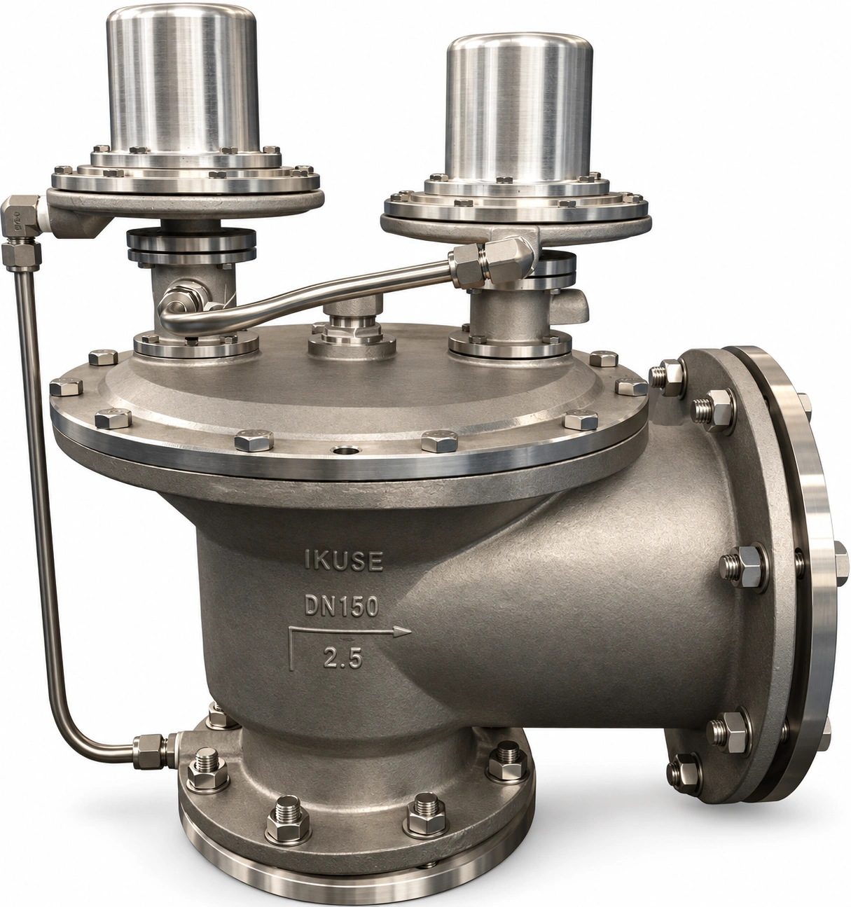 IKUSE Pilot-operated Pressure Vent Valve · DA49L-2.5P · DN100–250
