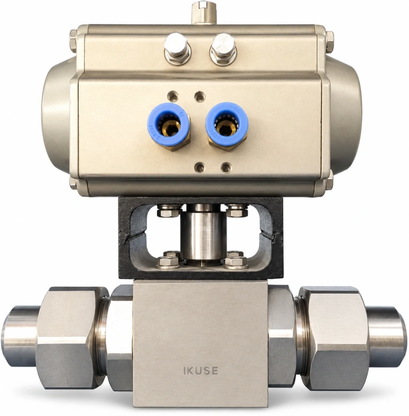 IKUSE 高压气动球阀（Q11F-320P，DN15–25）