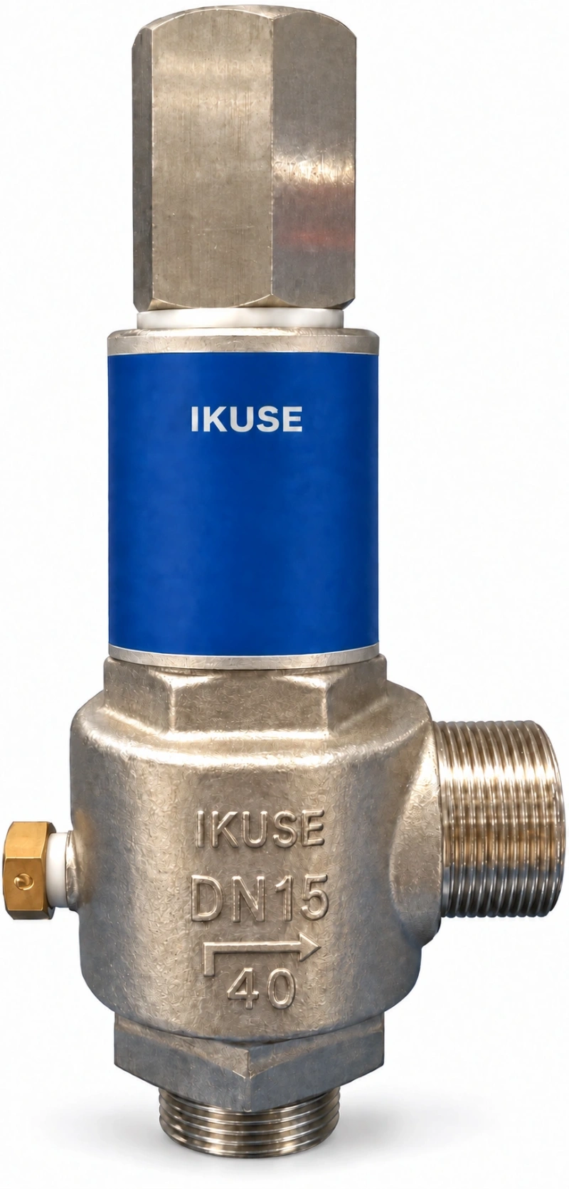 IKUSE 低温全启式安全阀（DA22Y-40P，整定压力0.1–2.4 MPa）