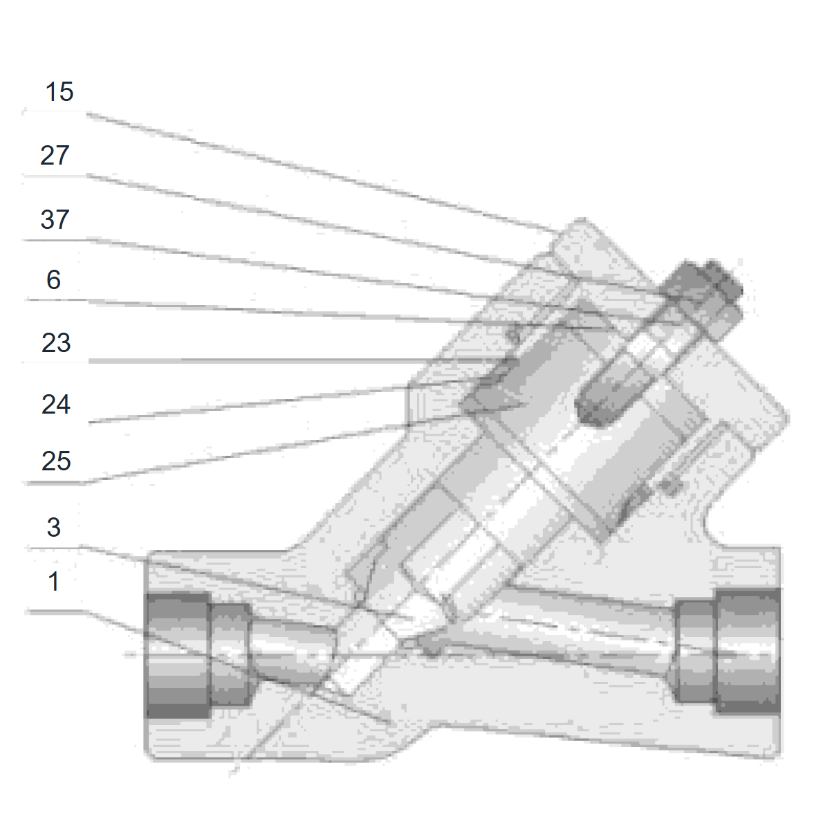 IKUSE Pressure-seal Forged Y-pattern Check Valve