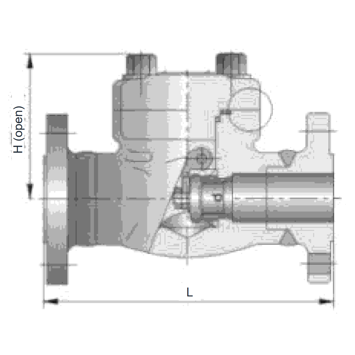 IKUSE Flanged / Butt-weld Forged Swing Check Valve