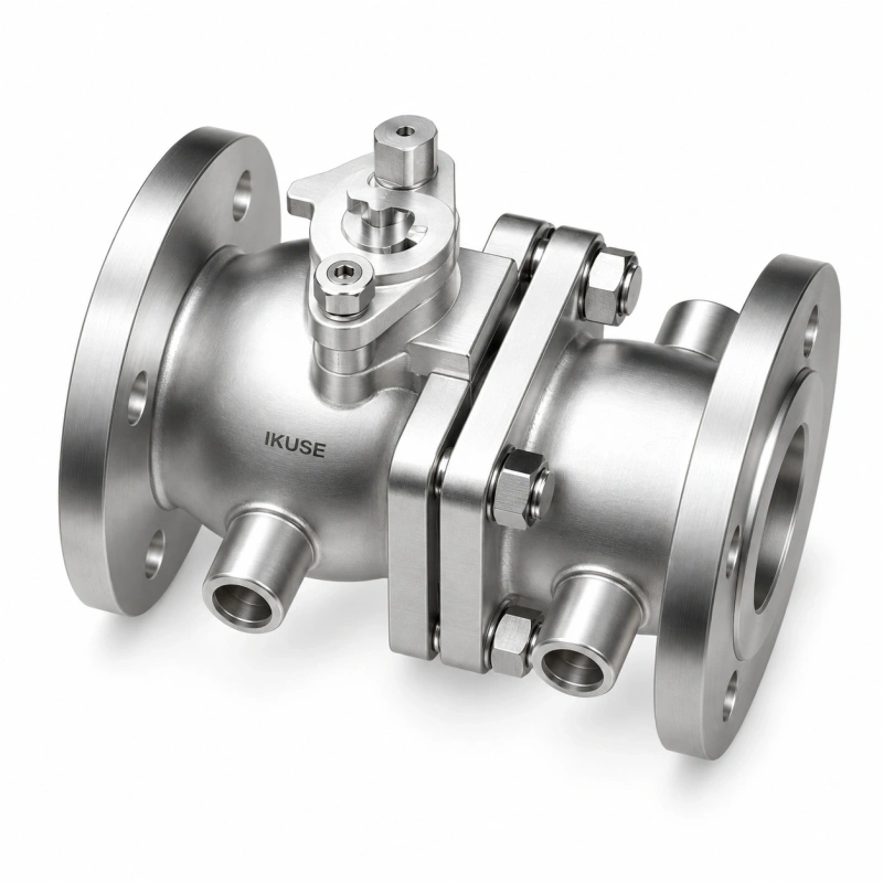 IKUSE Split-body Jacketed Ball Valve
