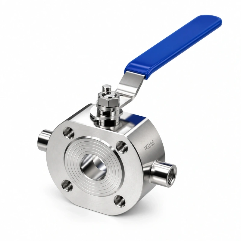 IKUSE Jacketed Wafer Ball Valve