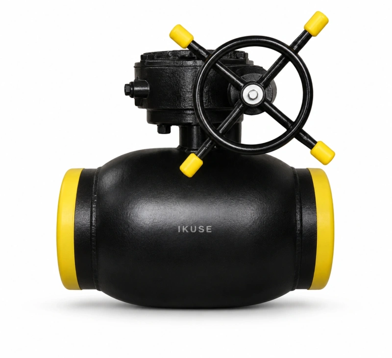 IKUSE Gear-operated Standard Fully Welded Ball Valve