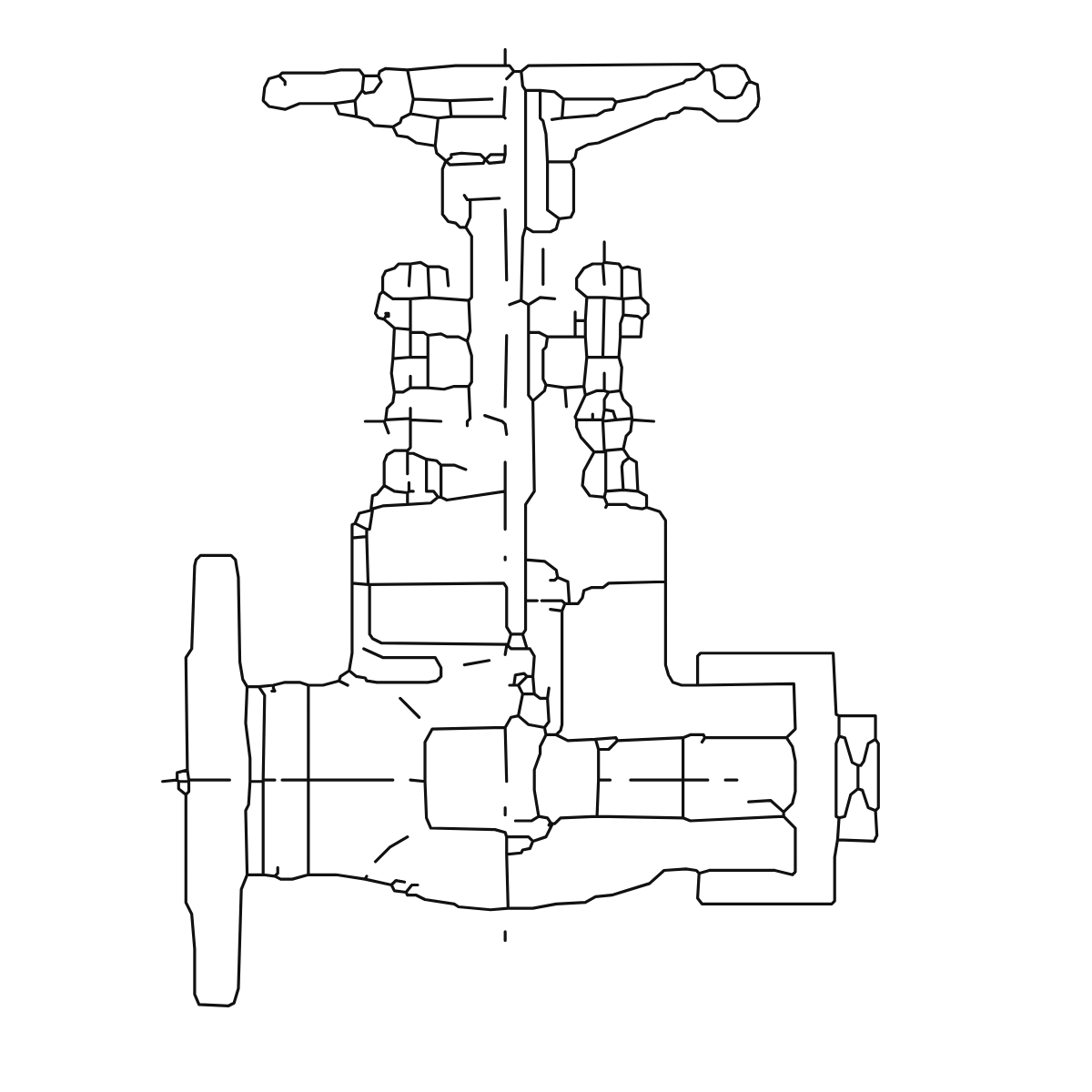 IKUSE Forged Steel Vent / Drain Gate Valve