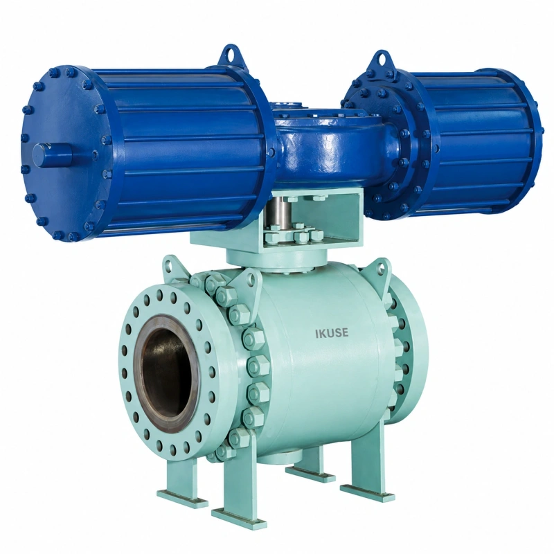 IKUSE Three-piece Forged Trunnion Ball Valve · DN15–1500