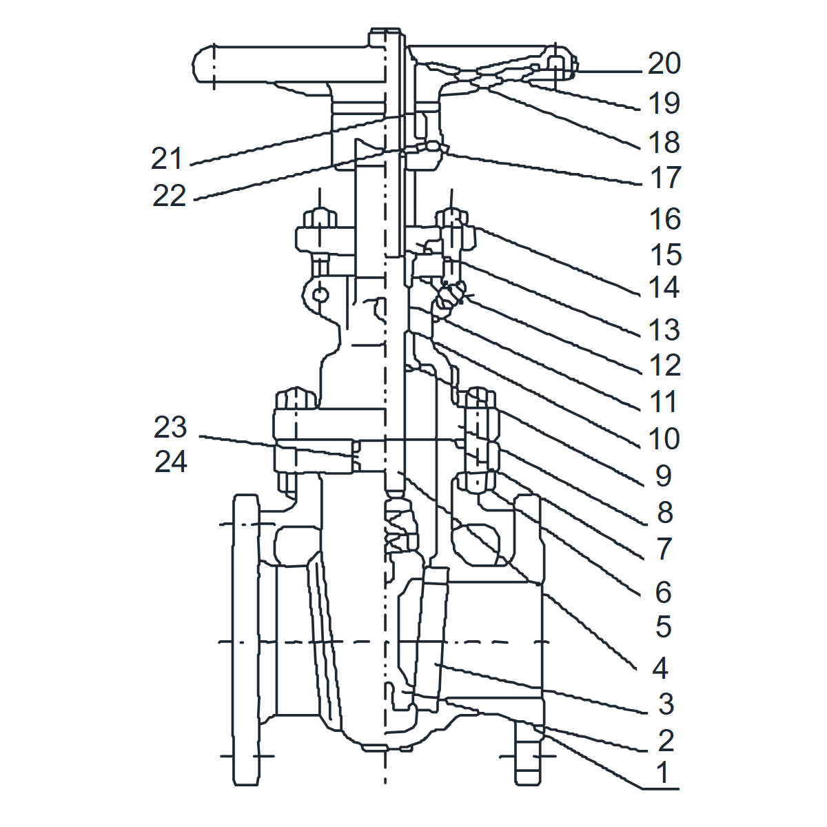 IKUSE API Bolted-bonnet Gate Valve